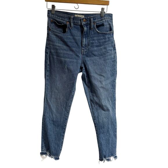 Madewell Denim - Madewell Women 27 The High Rise Slim Crop Boy Jean